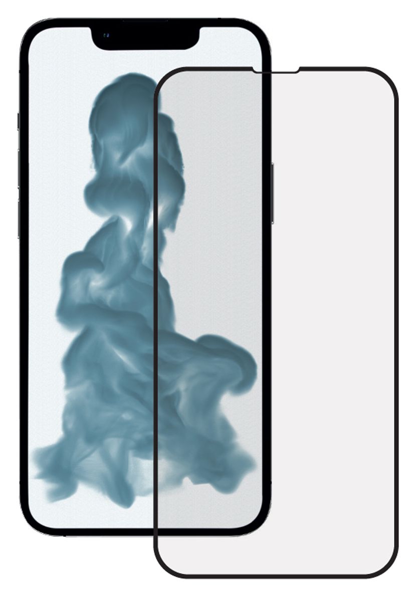 63439 Klare Bildschirmschutzfolie gehärtetes Glas 9H für  Apple iPhone 14 Schmutzabweisend, Schlagfest, Kratzresistent, Splitterfrei 