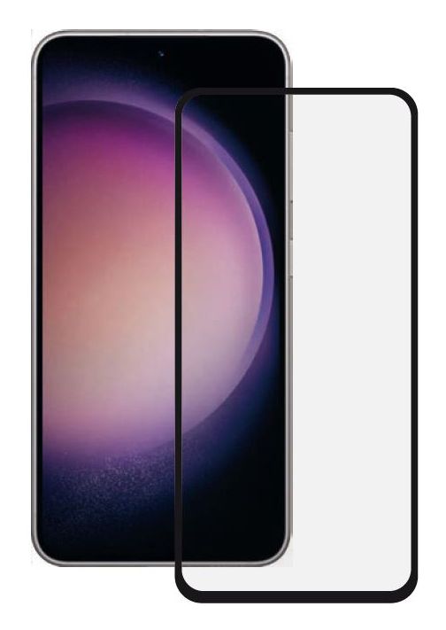 63965 Klare Bildschirmschutzfolie gehärtetes Glas 9H für  Samsung Galaxy S23 FE Schmutzabweisend, Schlagfest, Kratzresistent, Splitterfrei 