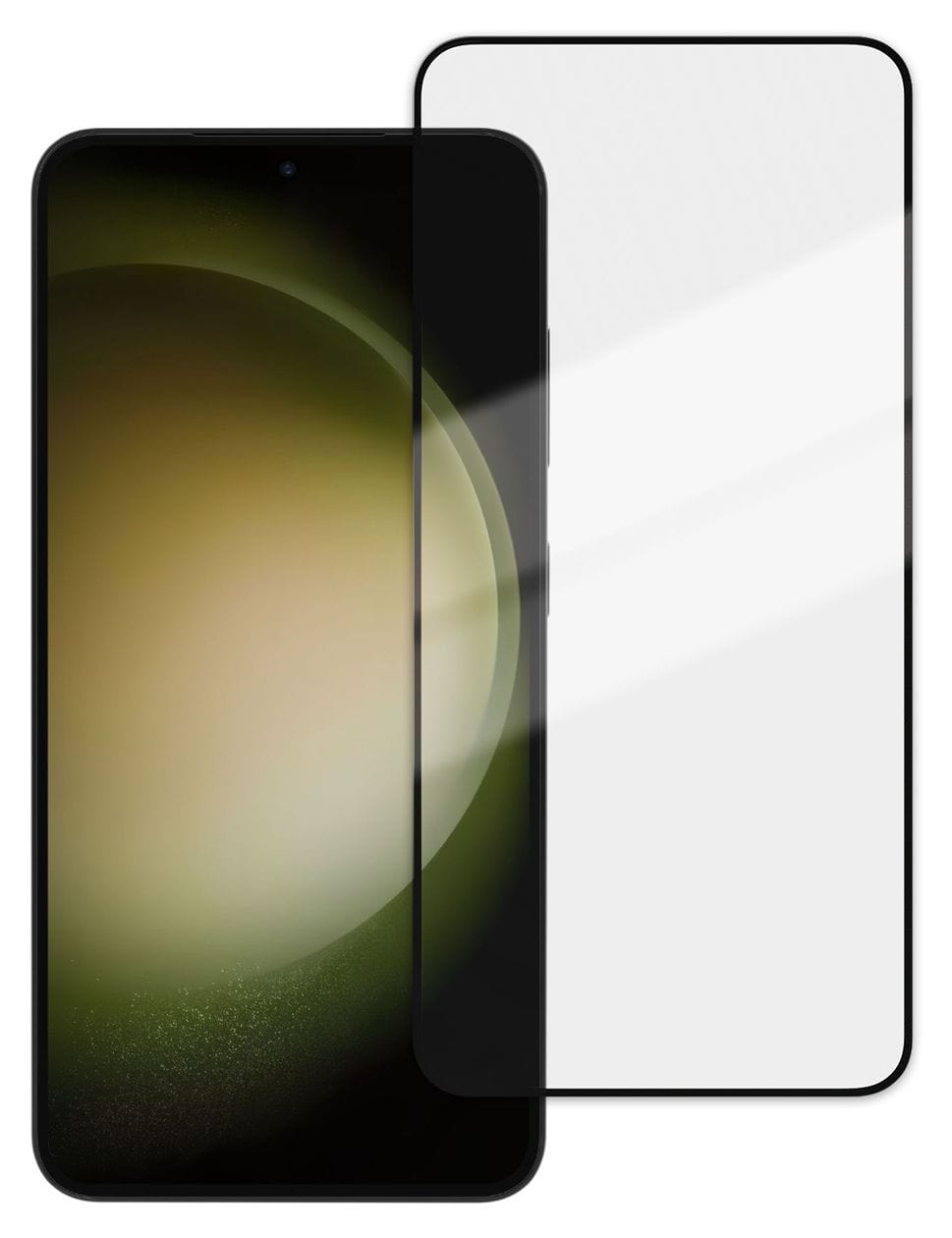 64080 Klare Bildschirmschutzfolie gehärtetes Glas 9H für  Samsung Galaxy S24+ Schmutzabweisend, Schlagfest, Kratzresistent, Splitterfrei 