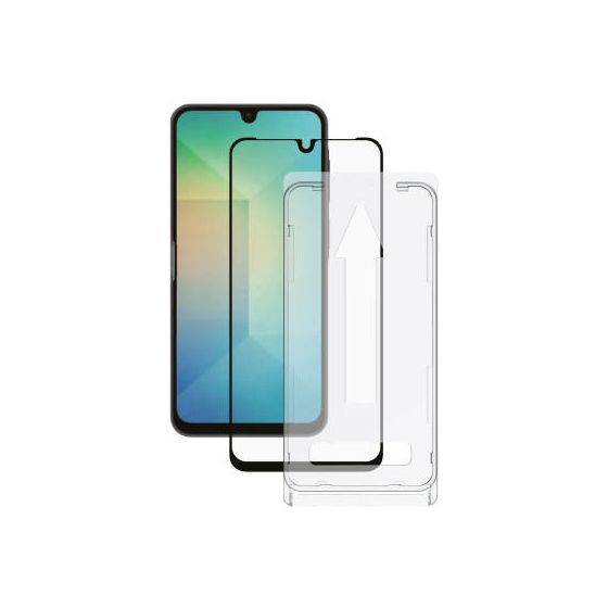 64488 Klare Bildschirmschutzfolie Glas 9H für  Samsung Galaxy A26 5G Stoßfest, Schmutzabweisend, Schlagfest, Kratzresistent 