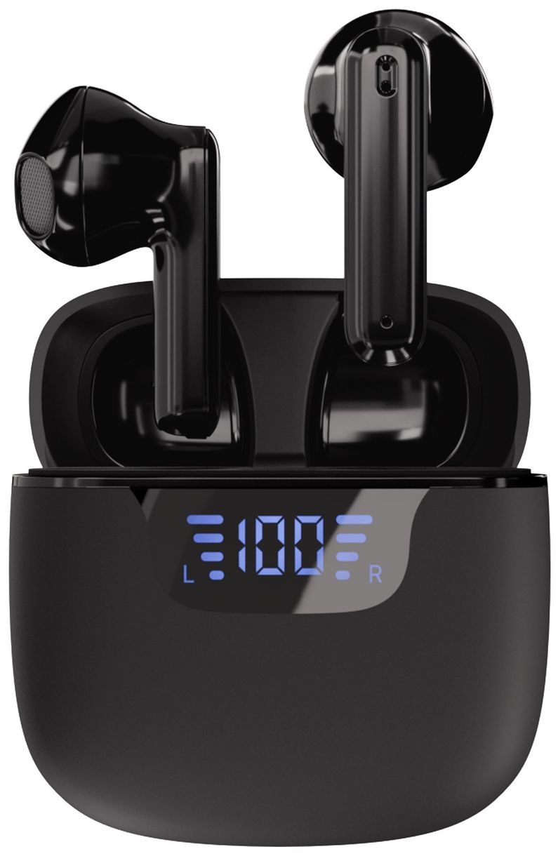 Union Pair In-Ear Bluetooth Kopfhörer Kabellos TWS 6 h Laufzeit (Schwarz) 