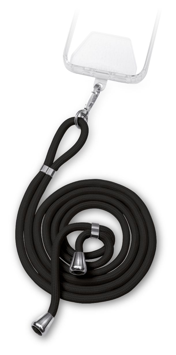 Handykette Umhängegurt  (Schwarz) 