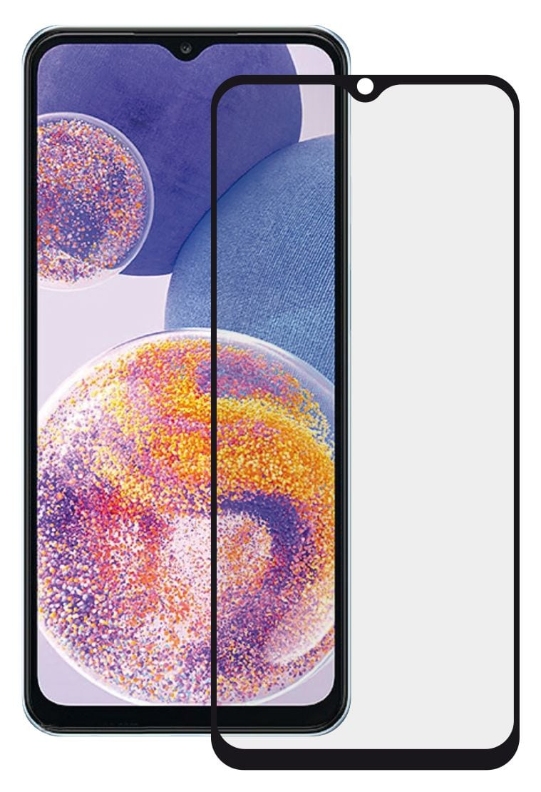 Full Screen Klare Bildschirmschutzfolie gehärtetes Glas 9H für Samsung Galaxy A23 