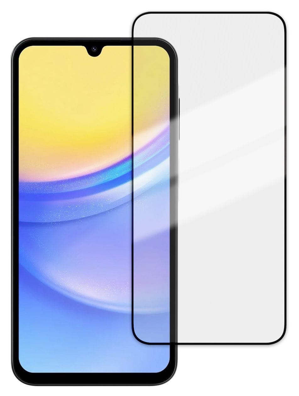 Full Screen Klare Bildschirmschutzfolie gehärtetes Glas 9H für Samsung Galaxy A15 