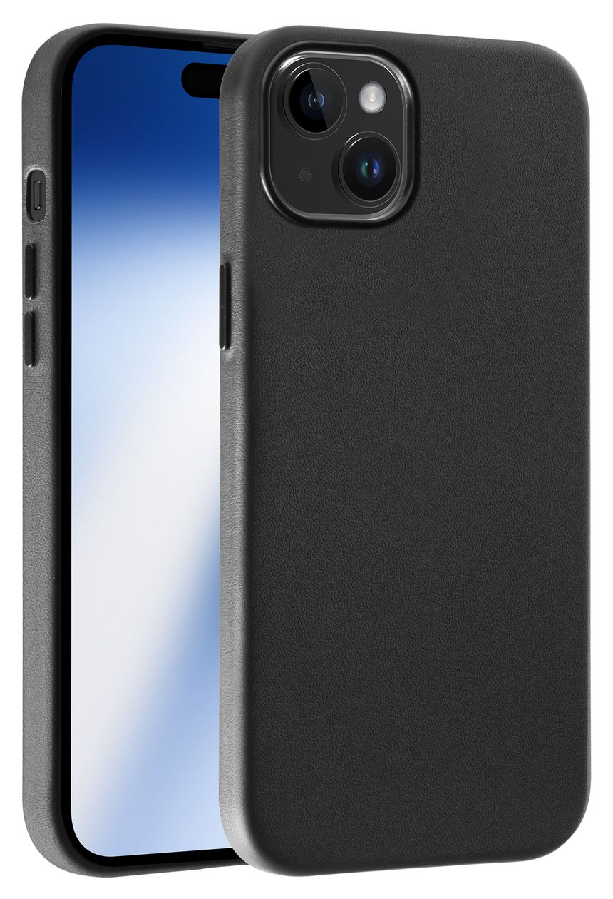 Mag Classic Cover für Apple iPhone 15  (Schwarz) 