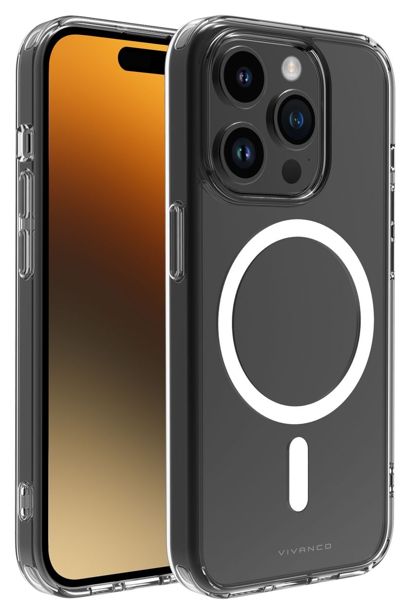 Mag Steady Cover für Apple iPhone 15 Pro Max  (Transparent) 