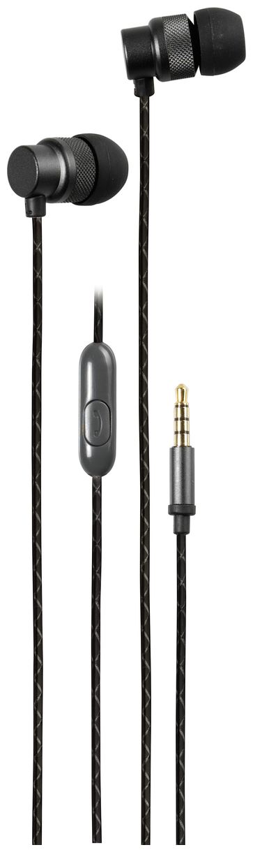 Premium In-Ear Kopfhörer Kabelgebunden (Schwarz) 