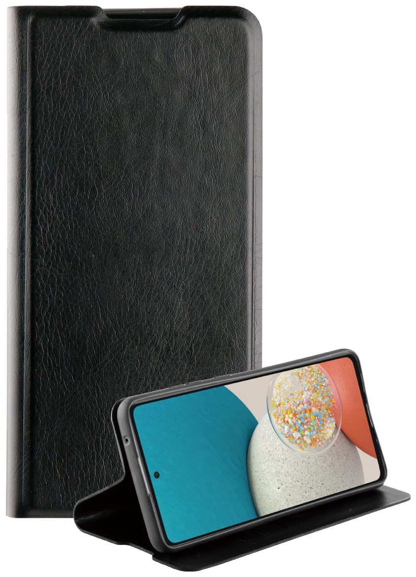 Premium Wallet Geldbörsenhülle für Samsung Galaxy A53 (Schwarz) 