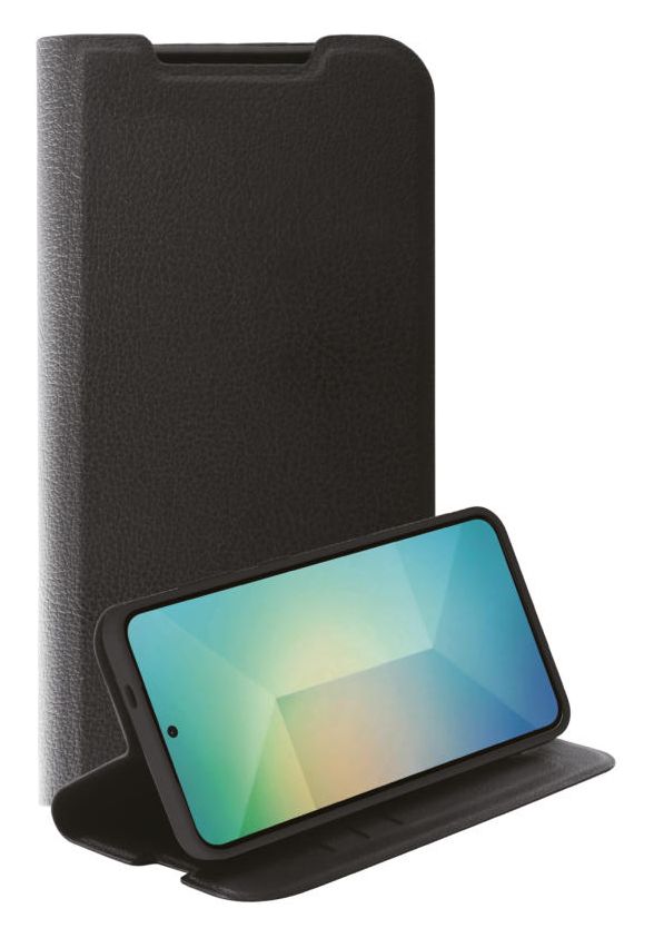 Premium Wallet Geldbörsenhülle für Samsung Galaxy S25  (Schwarz) 