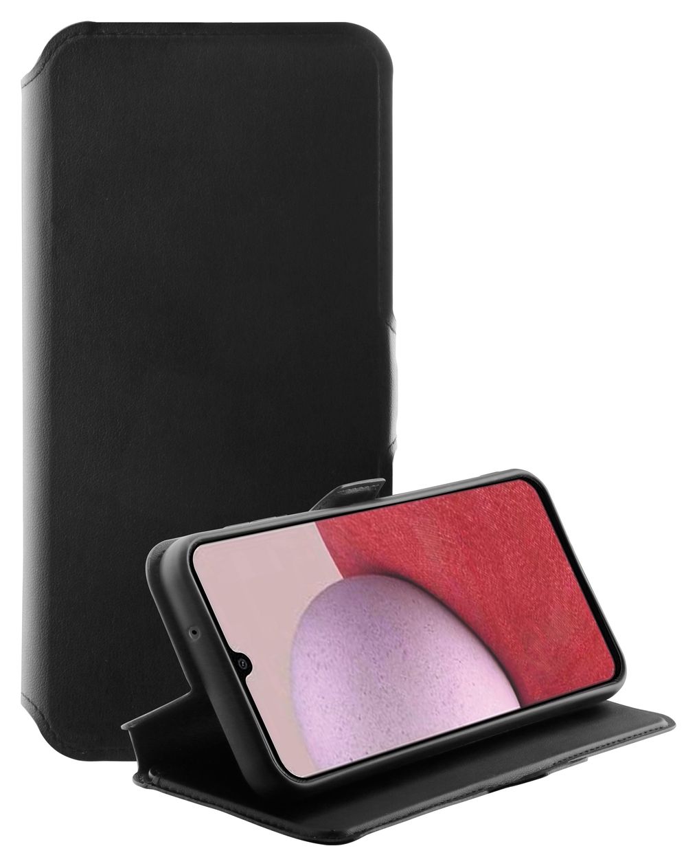 Pure Wallet Geldbörsenhülle für Samsung Galaxy A14 5G  (Schwarz) 