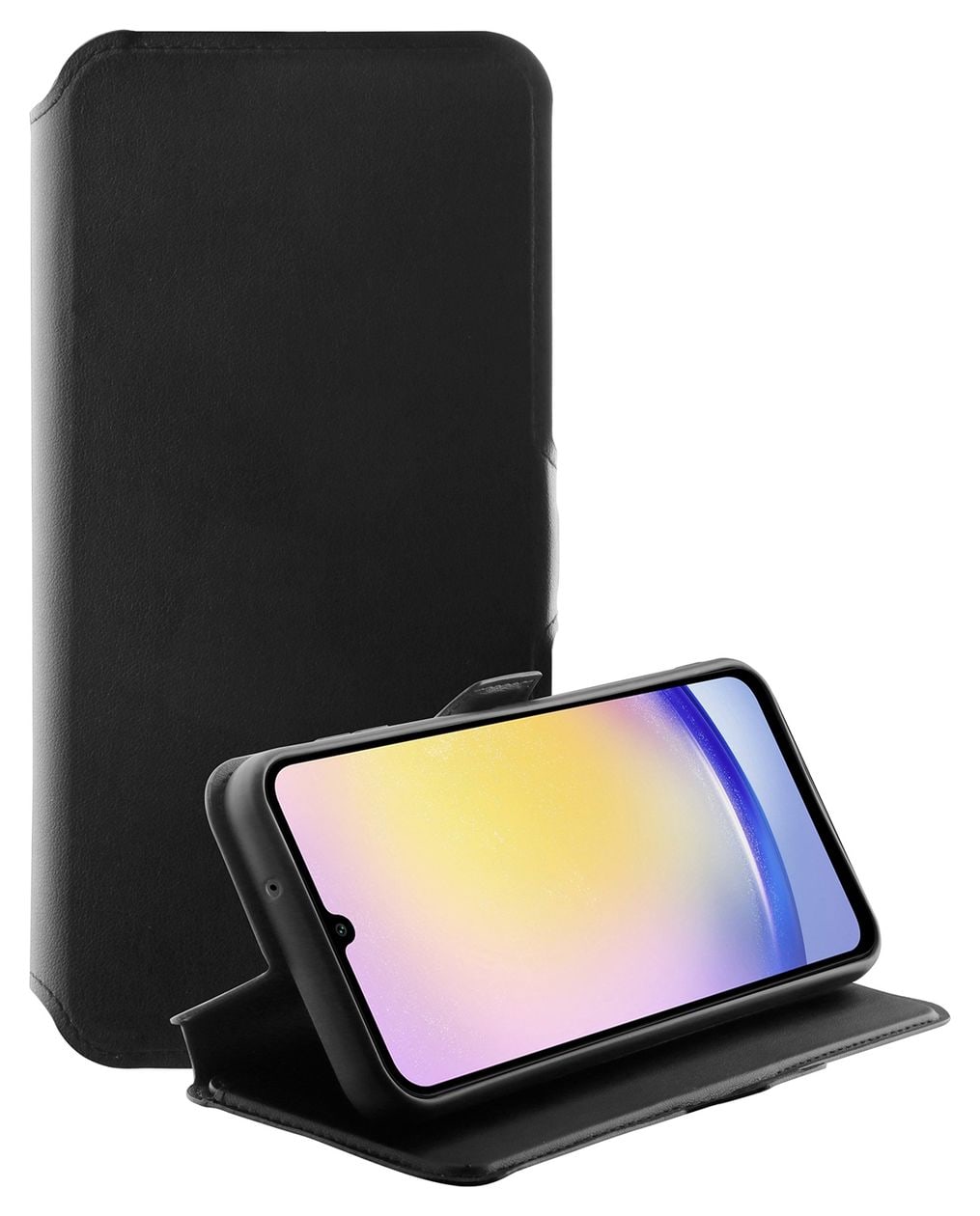 Pure Wallet Geldbörsenhülle für Samsung Galaxy A25 5G  (Schwarz) 