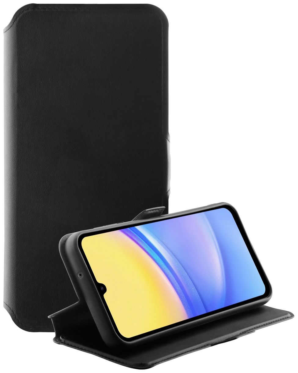 64061 Pure Wallet Geldbörsenhülle für Samsung Galaxy A15 5G (Schwarz) 