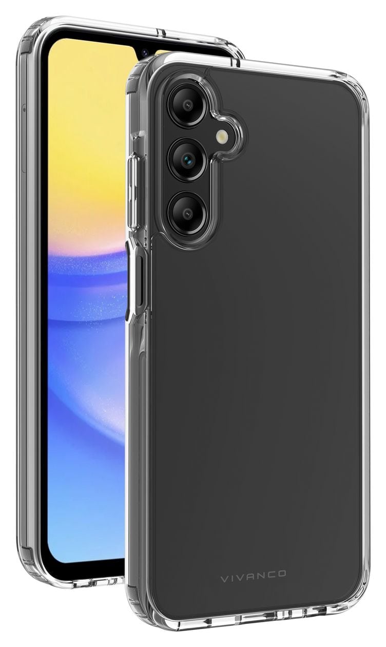 Safe and Steady Cover für Samsung Galaxy A15 5G  (Transparent) 