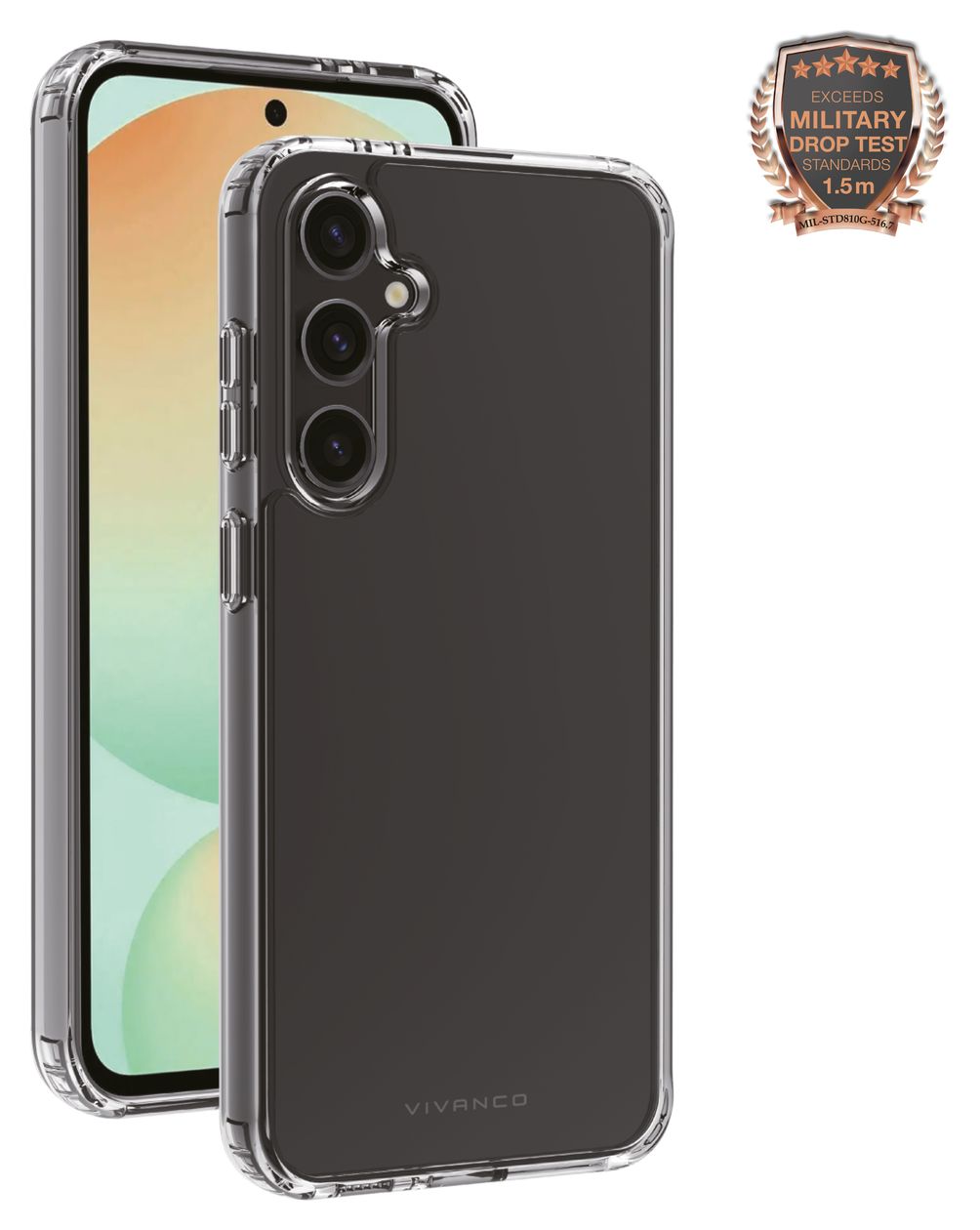 Safe and Steady Cover für Samsung Galaxy S24 FE  (Transparent) 