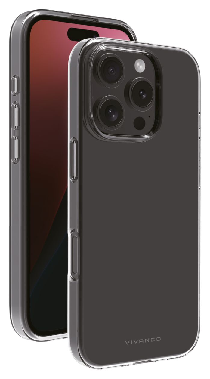 Super Slim Cover für Apple iPhone 16 Pro  (Transparent) 
