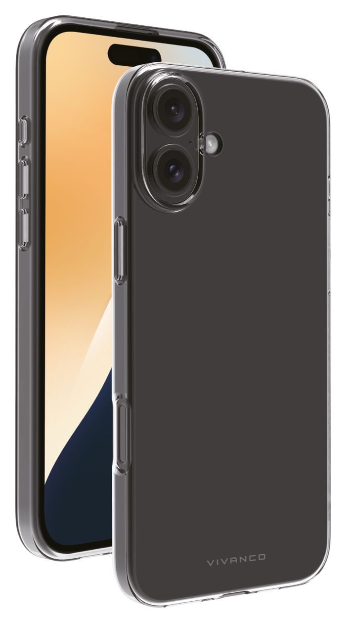 Super Slim Cover für Apple iPhone 16 Plus  (Transparent) 