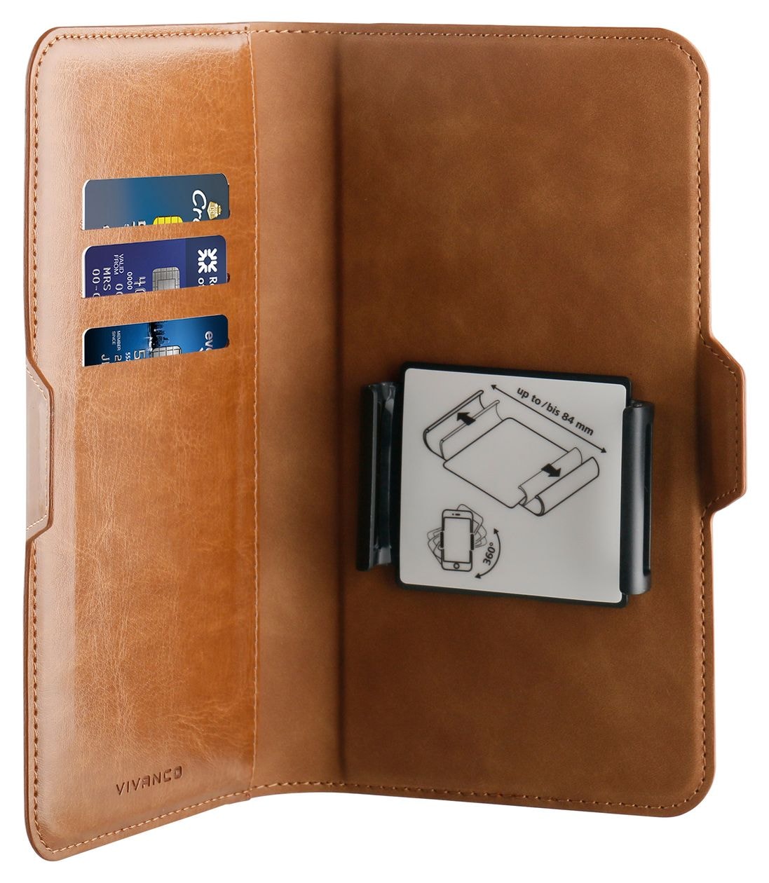 Universal Book Folio für Jede Marke Universal  (Braun) 