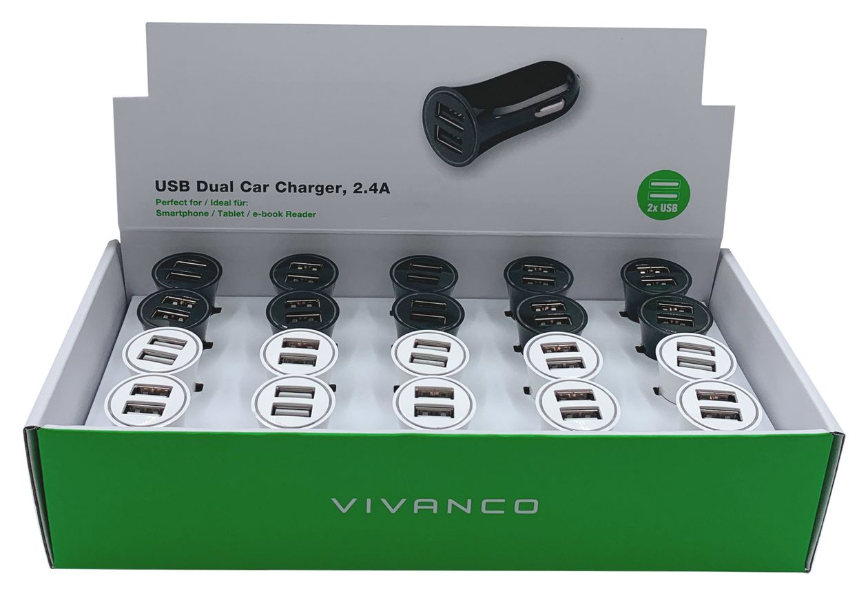USB Dual Car Charger 