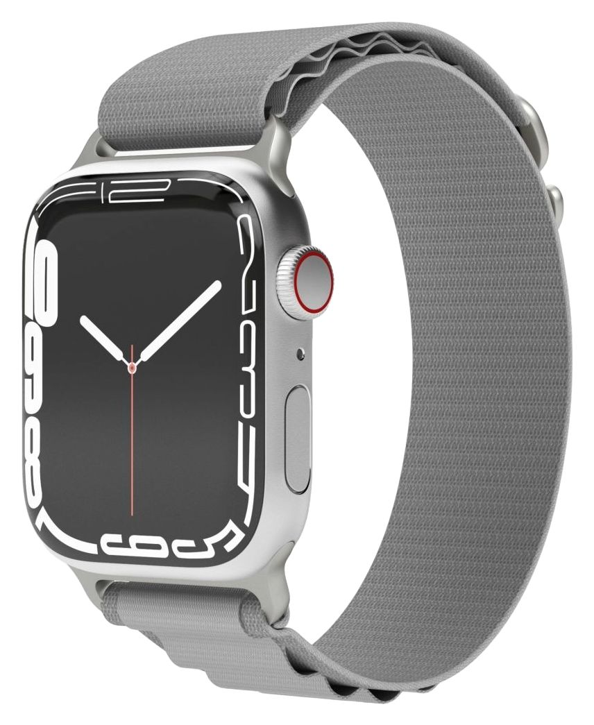 Action Loop Armband Apple Watch 42 mm / 44 mm / 45 mm / 49 mm  (Hellgrau) 