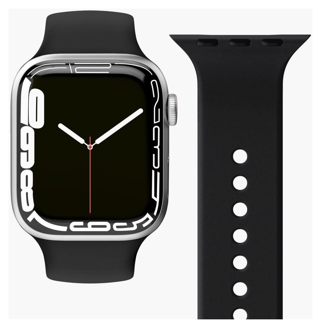 Classic Armband Apple Watch 42 mm | 44 mm | 45 mm | 49 mm  (Schwarz) 