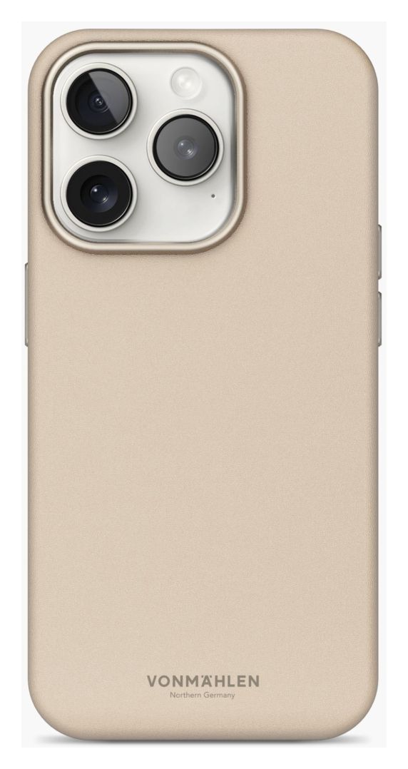 Like Leather Case Cover für Apple iPhone 16 Pro  (Cremefarben) 