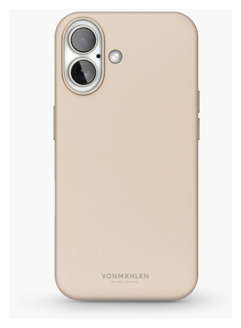 Like Leather Case Cover für Apple iPhone 16  (Cremefarben) 