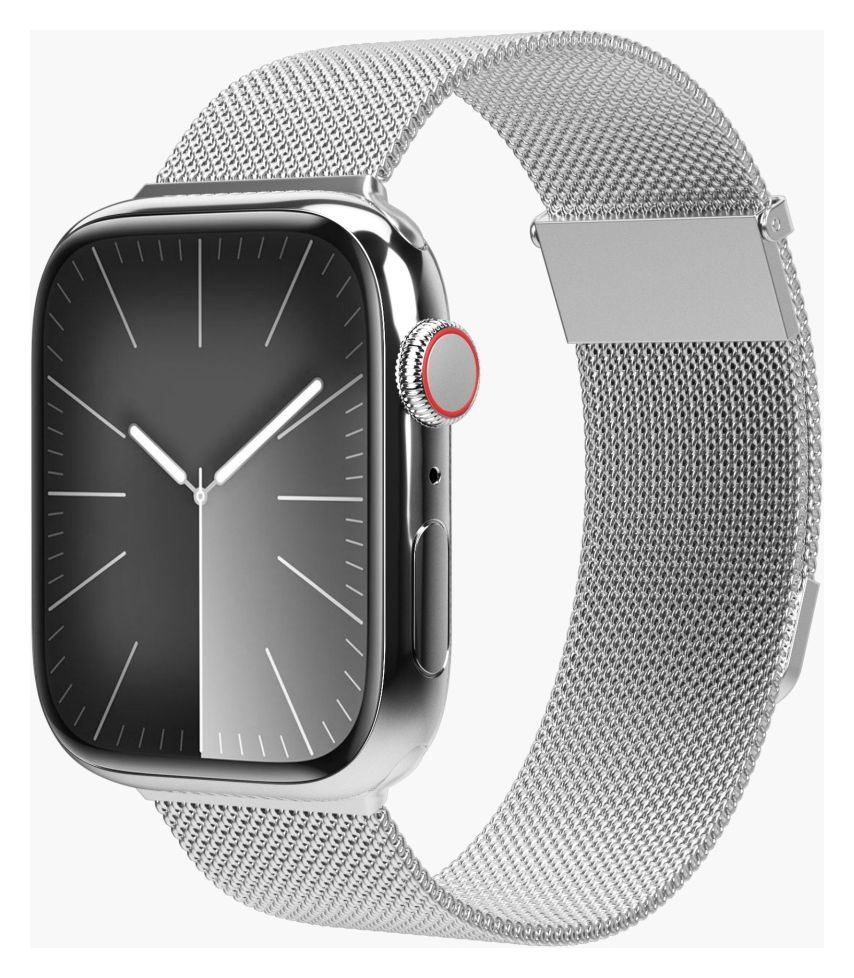 Milanese Loop 2 Armband Apple Watch 44 | 45 | 46 | 49 mm  (Silber) 