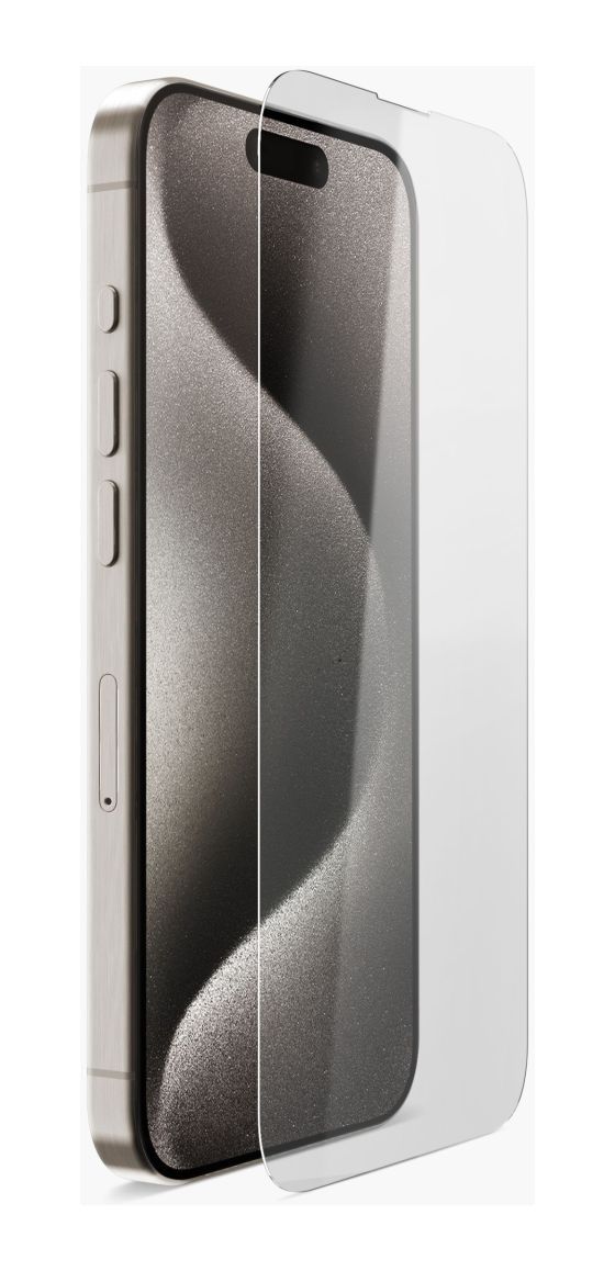 Screen Protector Pro Klare Bildschirmschutzfolie Aluminosilikat, Gehärtetes Glas 9H für  Apple iPhone 15 Pro Fallbeständig, Kratzresistent 