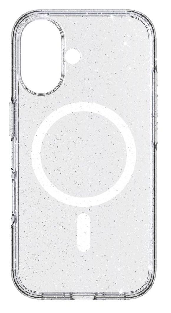 Mag Glitter Case Cover für Apple iPhone 16  (Transparent) 