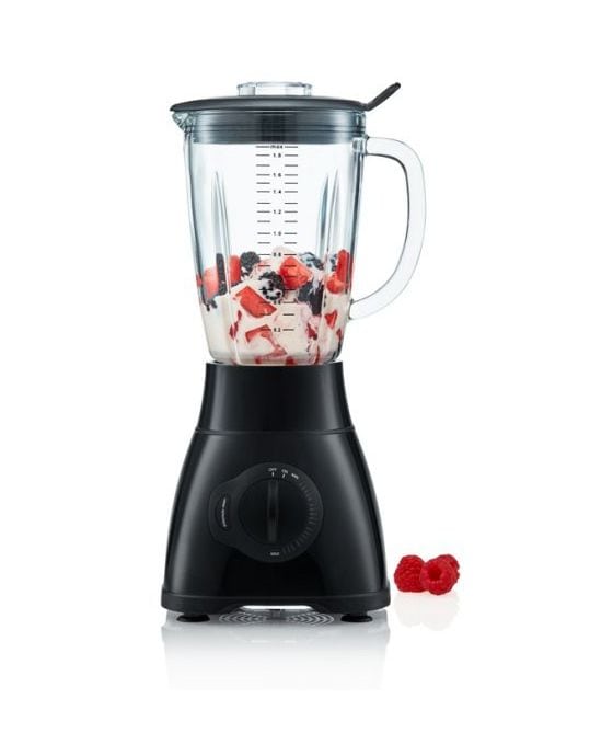 BLP-1200B 1,6 l Standmixer 1200 W (Schwarz, Transparent) 