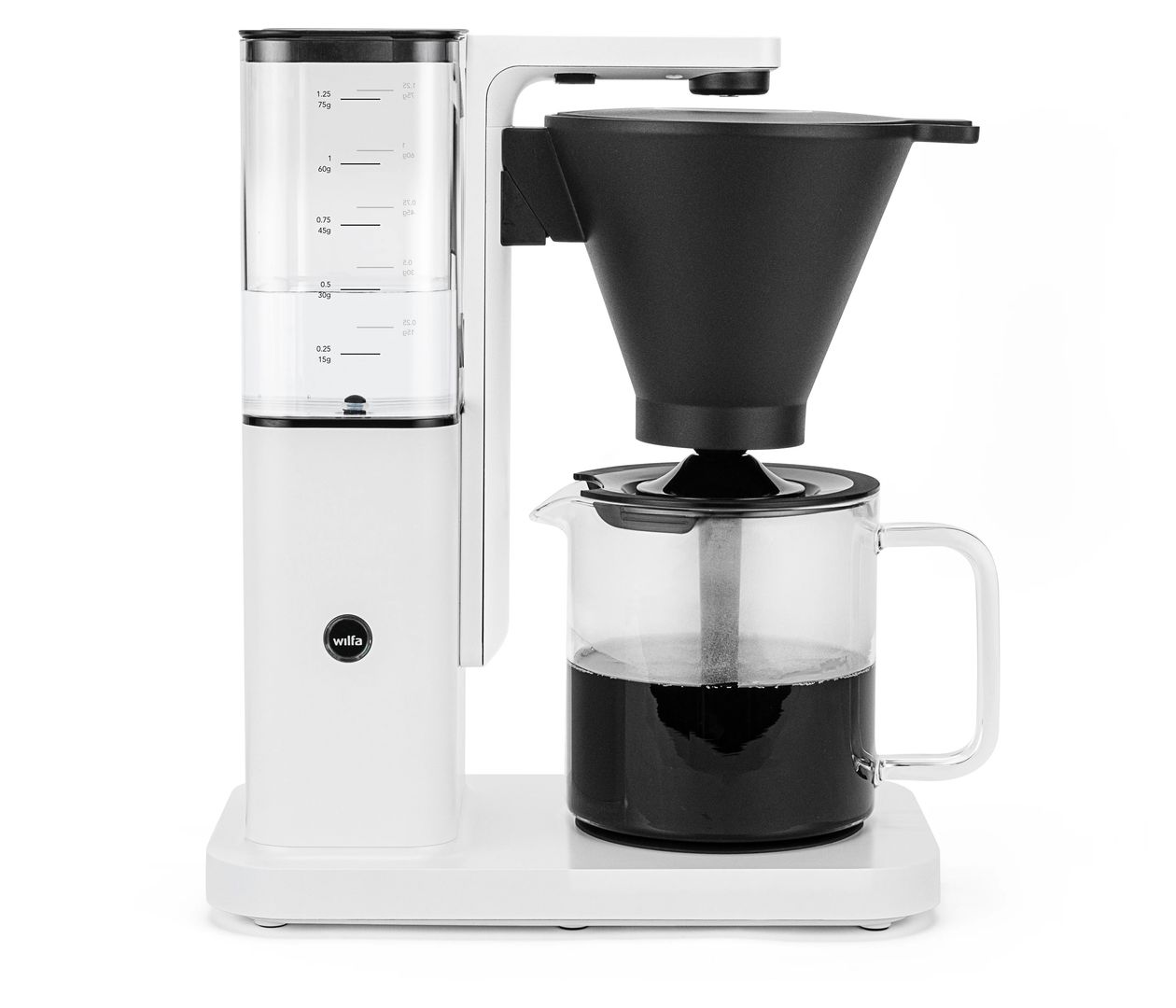 CM10W-A125 10 Tassen Filterkaffeemaschine 1,2 l (Schwarz, Transparent, Weiß) 