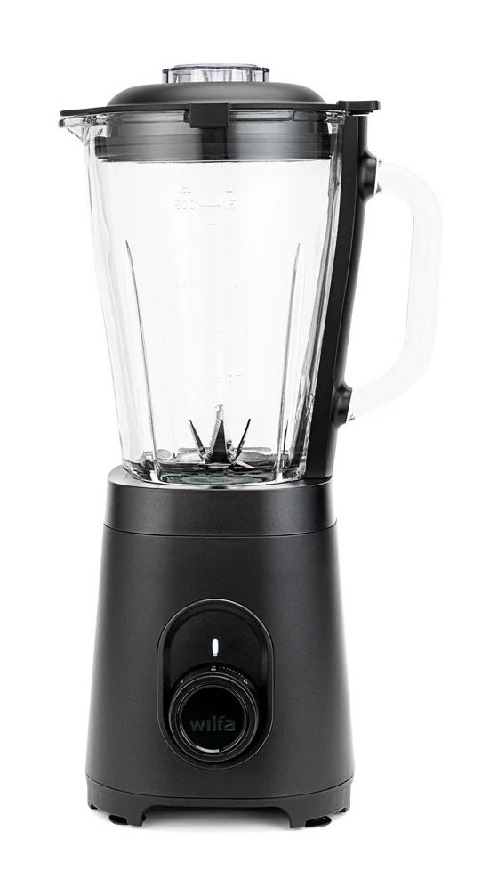 DBL-1200B 1,5 l Standmixer 5 Geschwindigkeiten 1200 W (Schwarz, Transparent) 