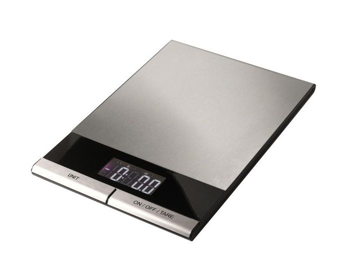 KW-4 Elektronische Küchenwaage bis 5 kg Genauigkeit 1 g  (Edelstahl) 