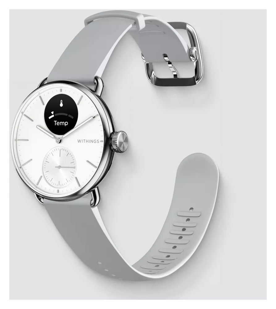 ScanWatch 2 Hybrid 38 mm Smartwatch Rund 282 ppi  (Edelstahl) 