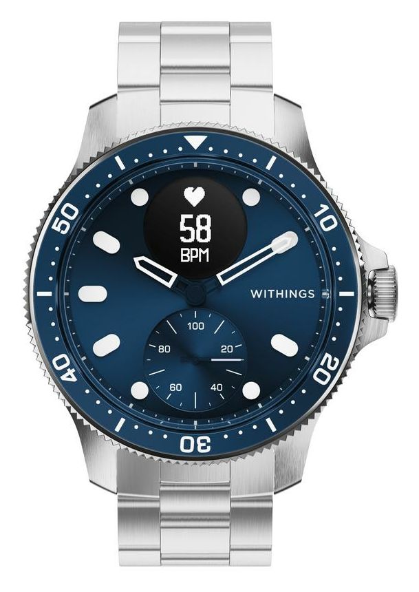 ScanWatch Nova Hybrid 42 mm Smartwatch Rund 282 ppi  (Edelstahl) 