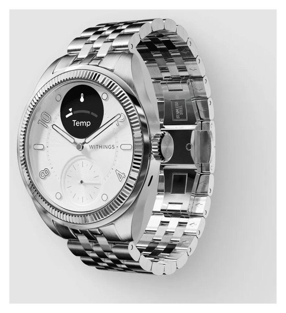 ScanWatch Nova Hybrid 39 mm Smartwatch Rund 282 ppi  (Grau, Titan) 