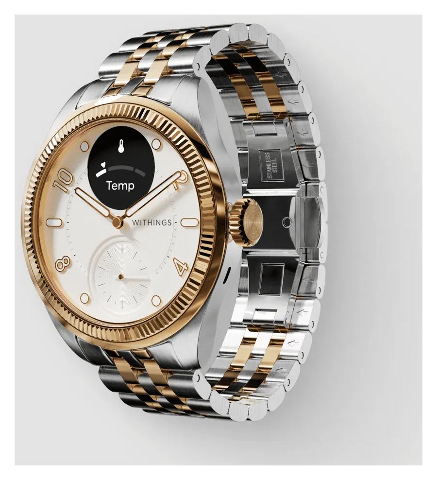 ScanWatch Nova Hybrid 39 mm Smartwatch Rund 282 ppi  (Gold, Edelstahl) 
