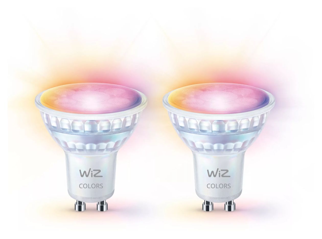 Tunable White & Color Glas Spot GU10 PAR16 Doppelpack LED Intelligentes Leuchtmittel 55 mm Multi 