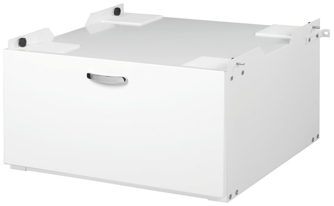 111298 Unterbausockel für Waschmaschinen/Trockner mit Schublade 61x60cm 