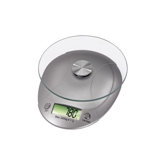 106993 Milla Elektronische Küchenwaage bis 5 kg  (Silber) 