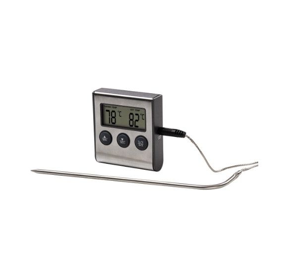 111381 Bratenthermometer mit Timer Kabelsensor Digital 