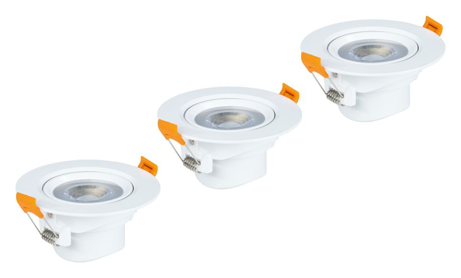 112695 Einbaustrahler LED Warmweiß (3000K) Warmweiß AC 