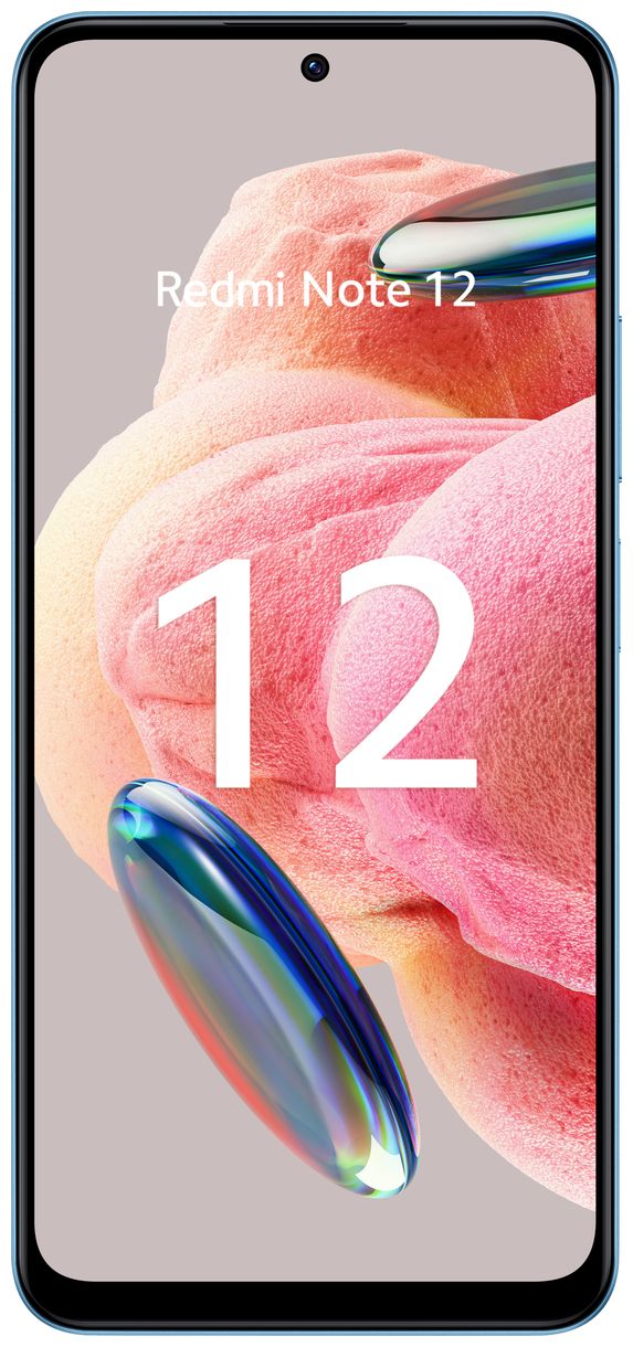 Redmi Note 12 4G Smartphone 16,9 cm (6.67 Zoll) 128 GB Android 50 MP Dreifach Kamera Dual Sim (Ice Blue) 