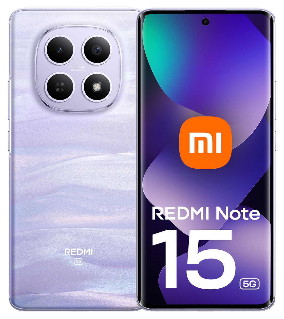 Redmi Note 15 128 GB 5G Smartphone 16,9 cm (6.67 Zoll) 1,8 GHz 108 MP Dreifach Kamera Dual Sim WiFi 5 (Mist Purple) 
