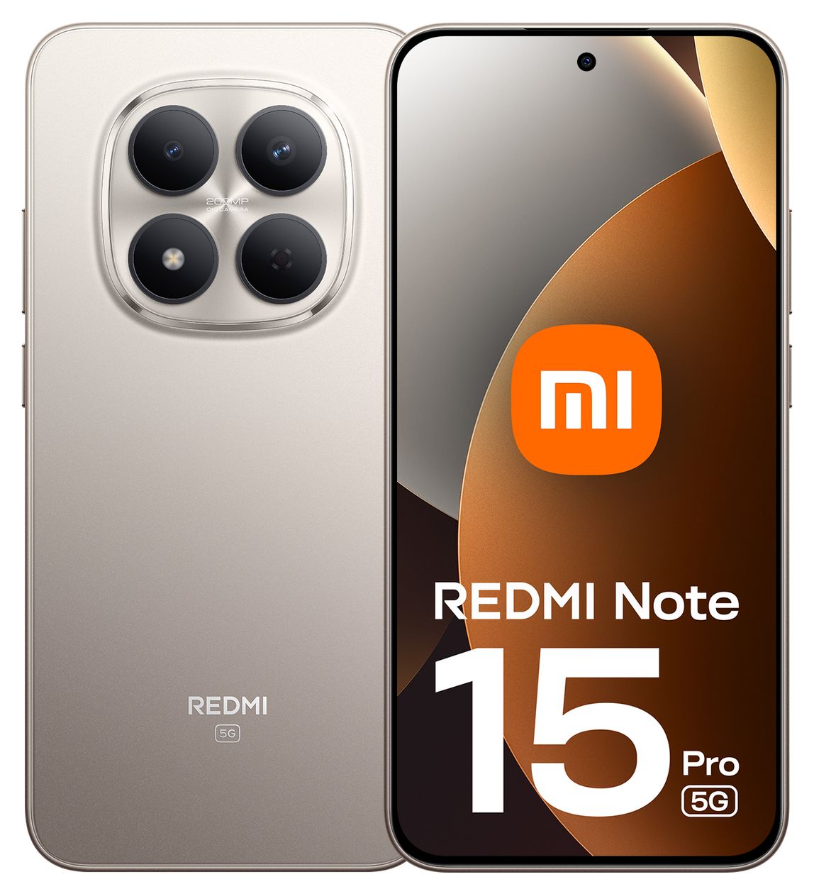 Redmi Note 15 Pro 256 GB 5G Smartphone 17,4 cm (6.83") 2,0 GHz 200 MP Dreifach Kamera WiFi 6  (Titan) 
