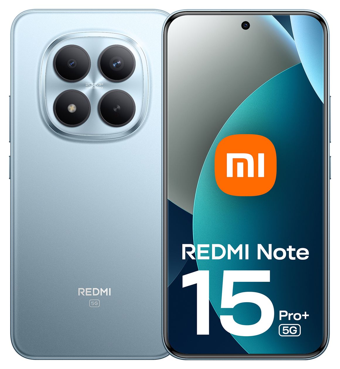 Redmi Note 15 Pro+ 256 GB 5G Smartphone 17,4 cm (6.83") 2,4 GHz 200 MP Dreifach Kamera WiFi 6 (Glacier Blue) 