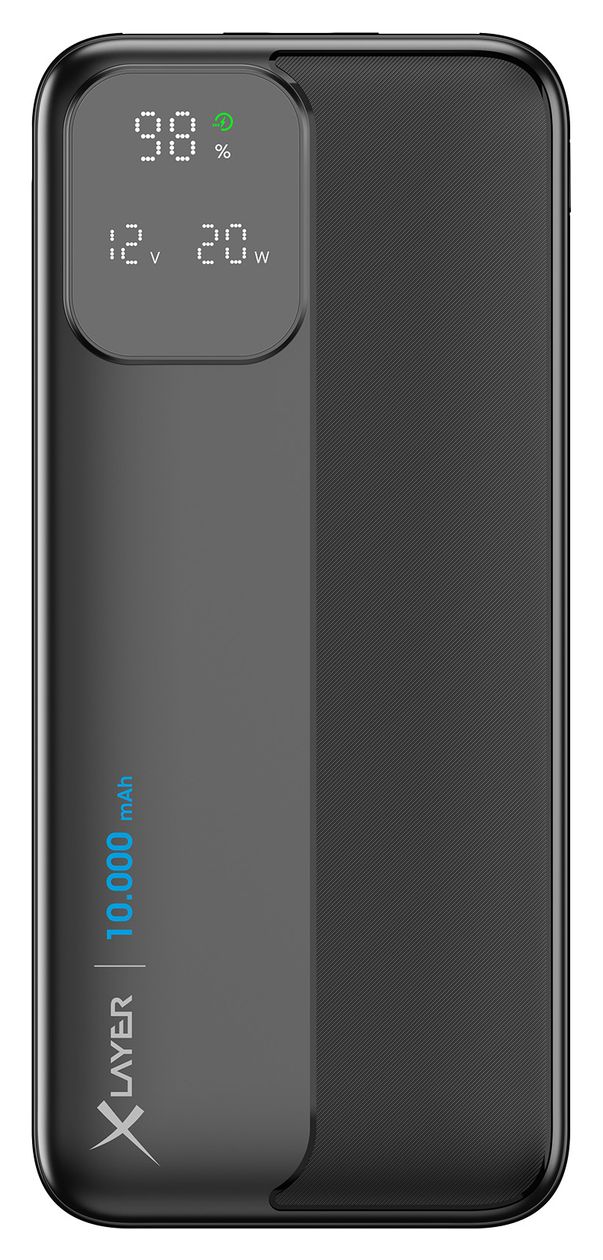 Rapid 10000 mAh Powerbank USB Typ-C  (Schwarz) 