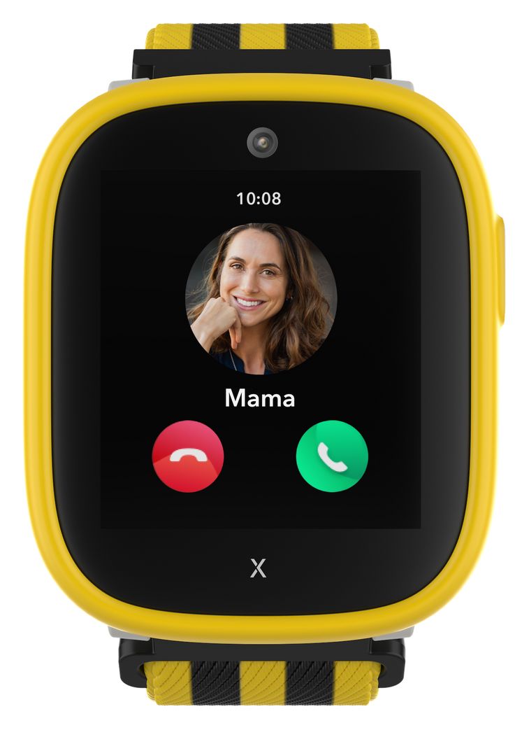 X6Play BVB-Edition Digital Smartwatch Rechteckig IP68 72 h 4G  (Gelb, Schwarz) 
