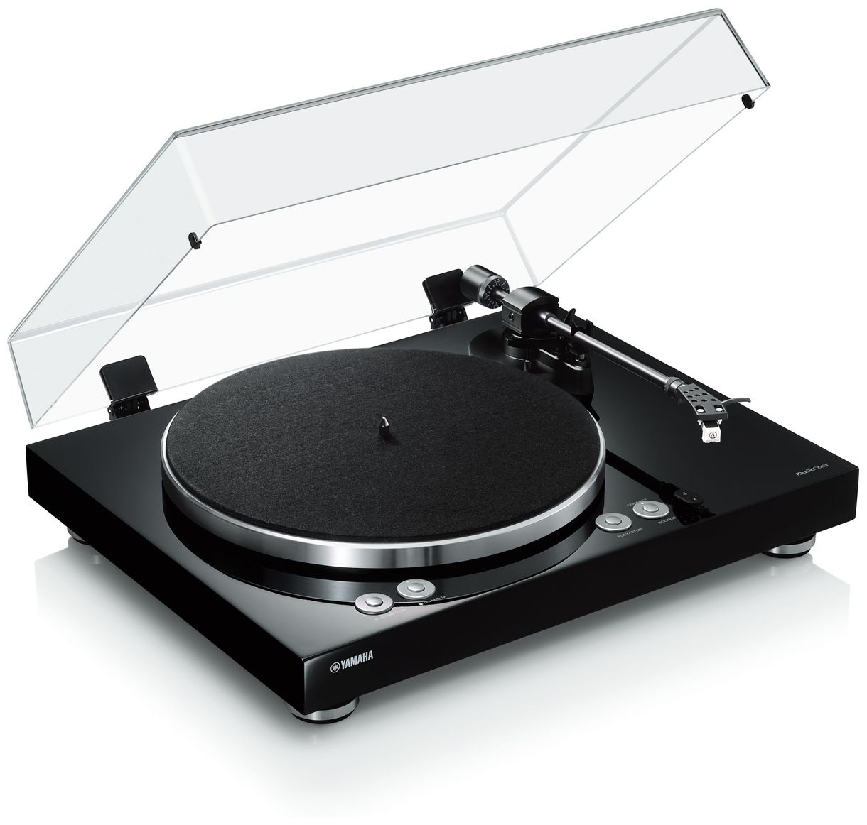 MusicCast VINYL 500 Audio-Plattenspieler mit Riemenantrieb (Schwarz) 