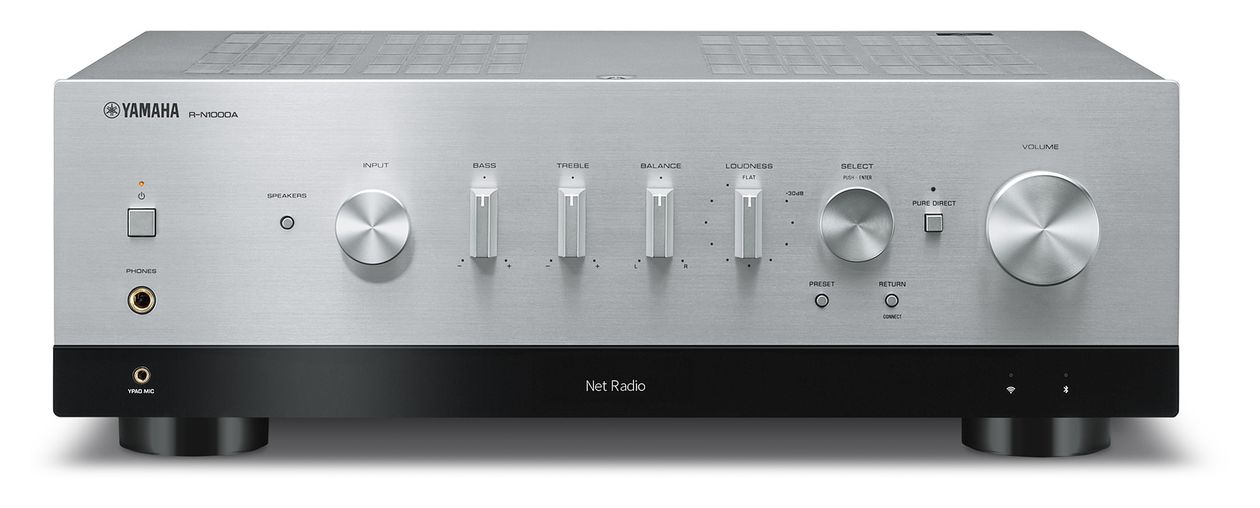 R-N1000A AM, DAB, DAB+, FM Receiver 220 W  (Silber) 